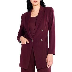 Nic+Zoe Avenue Redwood Double Breasted Stretch Blazer Size 6 NWT